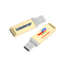 Logótipo USB de madeira natural Wood Pen Drive com impressão ou gravura em relevo para o seu negócio