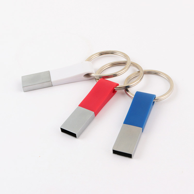 Movimentação instantânea plástica de alta velocidade de 32G 64GB 128GB USB com Ring For Car Key Backpack