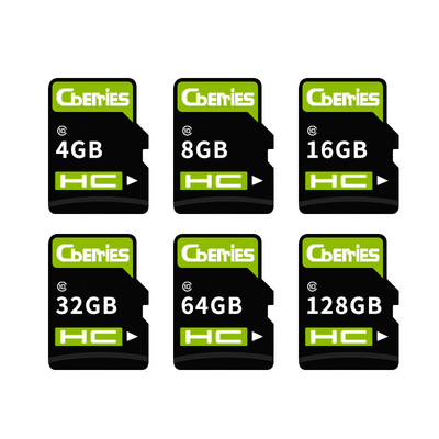 Cartões de memória Micro SD com capacidade de 128 GB e velocidade de gravação de até 90 MB/s