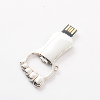 Disco flash USB de metal à prova de choque suporta carregamento gratuito de dados