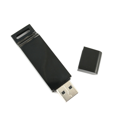 Memória USB preta reciclada 32G-1TB Corpo personalizável com acabamento de óleo de borracha