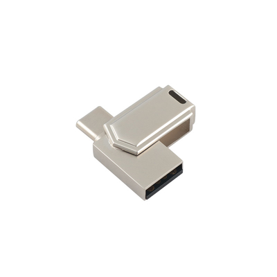 13g de liga de zinco USB 3.0 e memória tipo C com senha de dados e logotipo USB laser