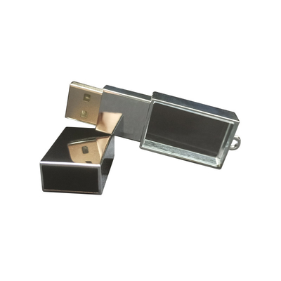 Lâmpada LED de cristal elegante com corpo de metal e velocidade de leitura USB 2.0 8-15MB/S
