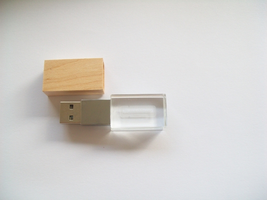 Carregador USB de cristal personalizado com opções de logotipo a laser -50°C 80°C Temperatura do ambiente