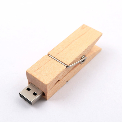 O grampo deu forma à movimentação instantânea de madeira rapidamente USB de USB 2,0 3,0 2GB 4GB 256GB
