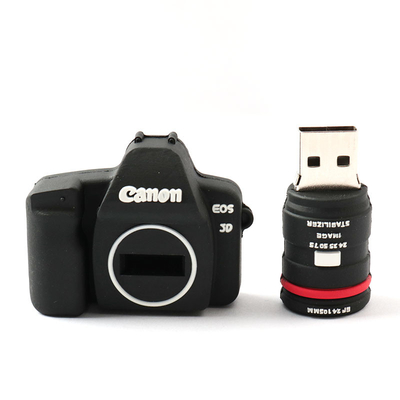 A forma da câmera do Pvc personalizou movimentações instantâneas USB 2,0 3,0 ROHS aprovados