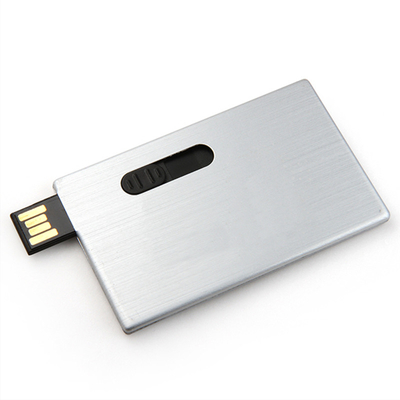 Movimentação instantânea ultra fina impermeável 2,0 15MB/S 128GB do Usb do cartão de crédito