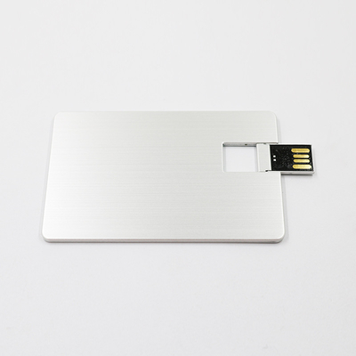 O usb do estilo do cartão de crédito do metal de 32GB 64GB conduz o flash 2,0 80MB/S do UDP