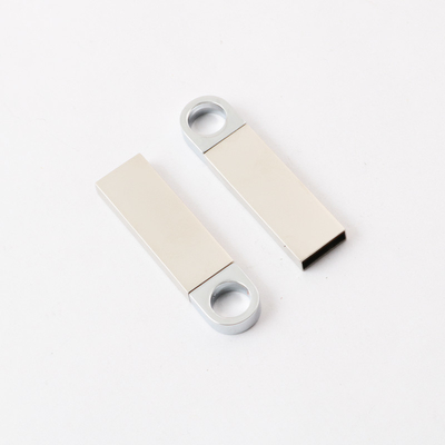 Vara de prata da memória de USB do logotipo 2,0 instantâneos do laser da movimentação de USB do metal de 4GB 8GB 16GB