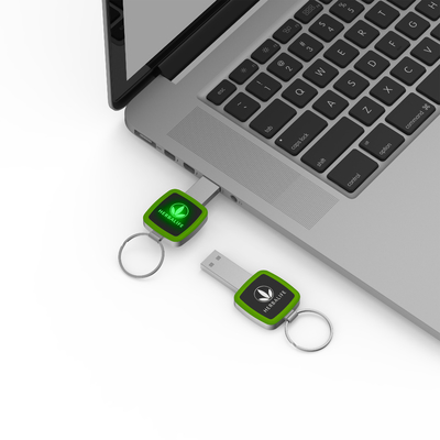 Disco flash USB colorido com portas USB 2.0 e USB 3.0 com suporte OEM