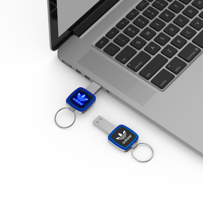 Disco flash USB colorido com portas USB 2.0 e USB 3.0 com suporte OEM