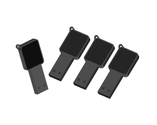 Disco flash USB de alta velocidade com corpo de metal/plástico luz LED brilha durante o trabalho