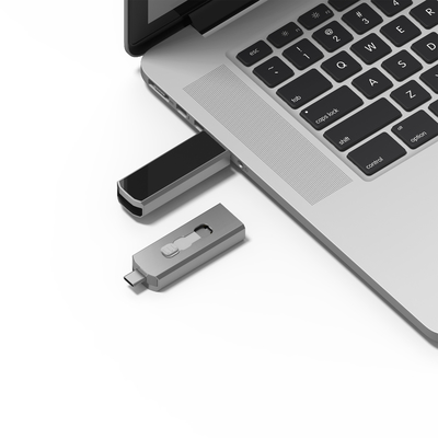 Conformidade de unidade flash USB tipo C de velocidade rápida com certificação americana 128 GB 256 GB