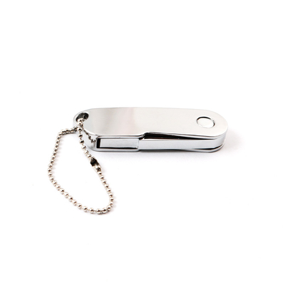 Twist Metal Usb 2.0 Flash Drive Com Chave, 32GB 64GB 128GB Chip UDP rápido