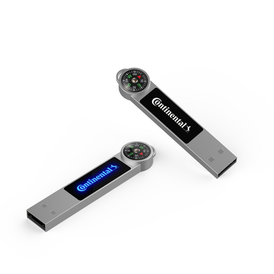 Disco flash USB personalizado de metal/plástico com logotipo e fotos personalizados
