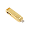 A barra de ouro deu forma ao TIPO UE do fósforo da velocidade rápida de C USB 3,0 e E.U. Standrad