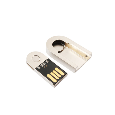 Pequena unidade USB de metal de 8 Gb com reclamação Fcc