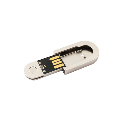 Pequena unidade USB de metal de 8 Gb com reclamação Fcc