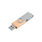 USB A e Tipo C juntos USB de memória de madeira com faixa de operação de 0°C a 60°C