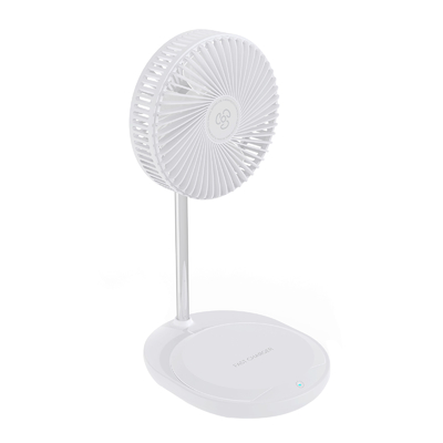 com carregador sem fio do ventilador bom para presente de verão e promoção 2024 novos produtos