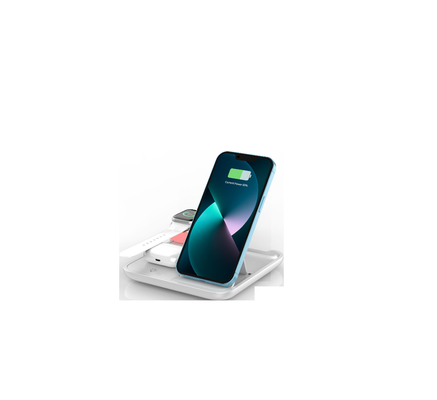 2.5W Fast Wireless Charging Stand para relógio e 3W para fones de ouvido de alta eficiência