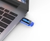 1GB - 512GB Crystal USB Stick Transferência de dados de alta velocidade com luz LED