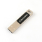 Disco flash USB de cristal à prova d'água com interface USB 2.0/3.0 para armazenamento de dados