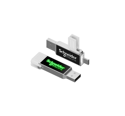 Pequena Caixa Branca OTG USB Flash Drives O Companheiro Perfeito Em Negócios