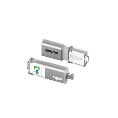 Discos flash USB OTG de alto desempenho para Windows com logotipo de impressão ou laser