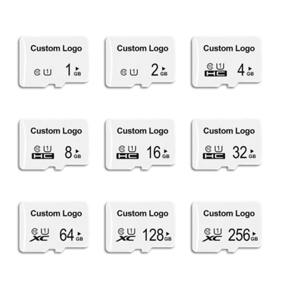 Cartões de memória memory card UHS-II de alta velocidade com suporte para impressão OEM 1 ano