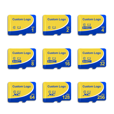 Cartões de memória memory card UHS-II de alta velocidade com suporte para impressão OEM 1 ano