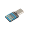 Segue o caso do USB por cartões de memória Micro SD para a maioria dos dispositivos