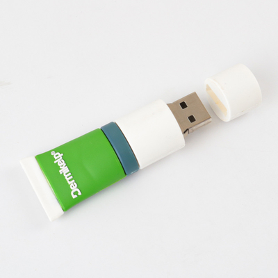 Impressão de tela de seda Dispositivos flash USB personalizados com interface USB 2.0 molde aberto por design do cliente