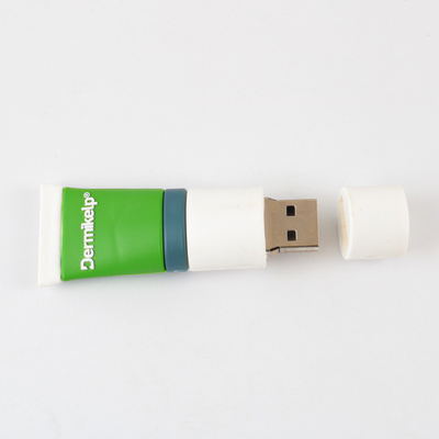 Impressão de tela de seda Dispositivos flash USB personalizados com interface USB 2.0 molde aberto por design do cliente