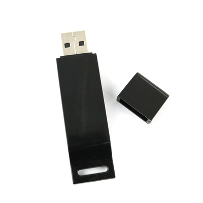 Memória USB preta reciclada 32G-1TB Corpo personalizável com acabamento de óleo de borracha