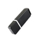 USB Stick de óleo de borracha preto e branco personalizável para presente e varejo