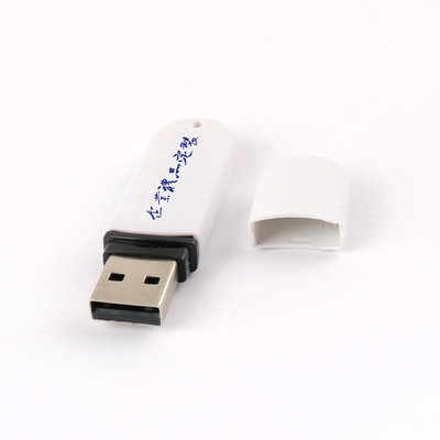 Eco-friendly Black/White Plástico USB Stick Full Memory Graduated A Transferência de dados de alta velocidade de qualidade