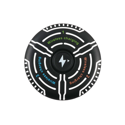 Caixa de suporte de carregador sem fio multifunção Imprimir logotipo Fidget Spinner Indicador de luz
