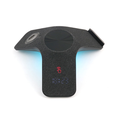 Diâmetro 62MM Estação de carregamento sem fio 3 em 1 com luz e indicador Fidget Spinner