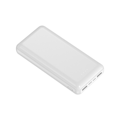 Banco de energia portátil com portas de entrada Micro USB e Tipo C para smartphones