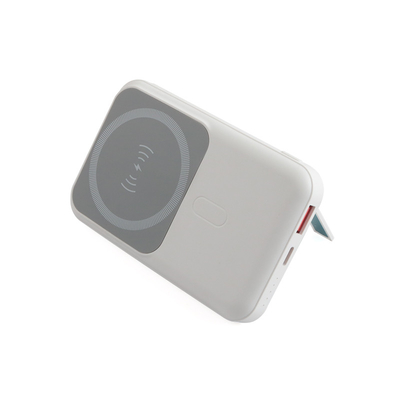 Banco de alimentação portátil com bateria de Li-polímero Caixa branca pequena Micro USB Tipo C Interface de entrada