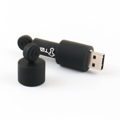 Encriptação de dados redonda Dispositivos flash USB personalizados PVC/Material de silicone