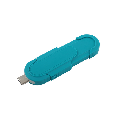 Disco flash OTG de 13 g com interface dupla USB 3.0 Tipo C em branco/preto/verde/púrpura/amarelo/vermelho