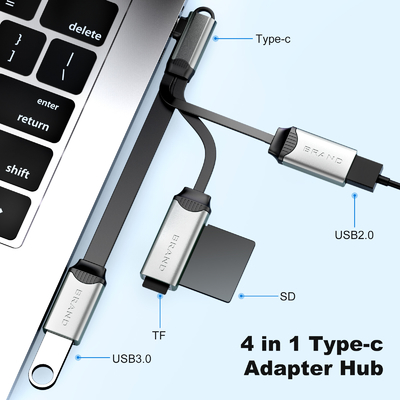 Cable Hub para leitura para cartão TF cartão SD Usb 2.0 e Usb 3.0 transferência rápida de dados