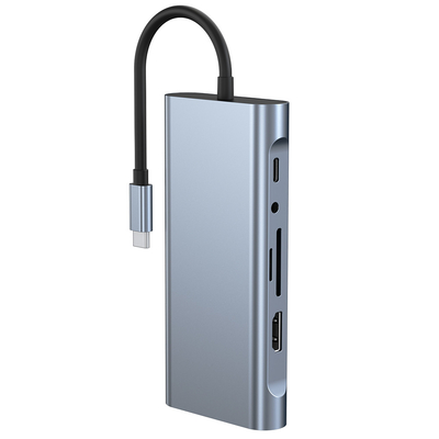 Adaptador Hub de Transferência de Dados de Super Velocidade com PCBA e Manual do Usuário