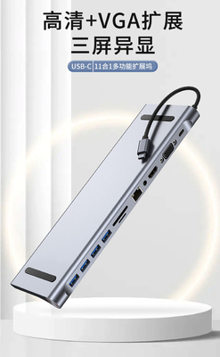 Formas estendíveis Compacto Adaptador USB 3.0 para PC Computador 11 em um