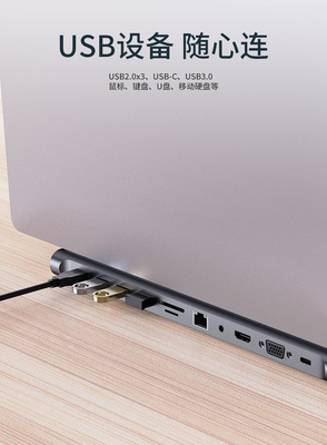 Formas estendíveis Compacto Adaptador USB 3.0 para PC Computador 11 em um