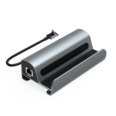 Hub USB de transferência rápida de dados tipo C com leitor de cartão TF/SD para fácil transporte