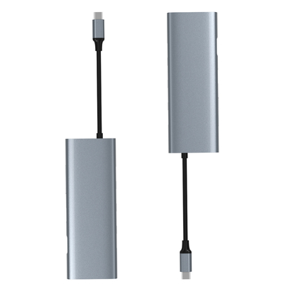 Hub HDMI e USB de alumínio multi-port rápido para conectividade aprimorada