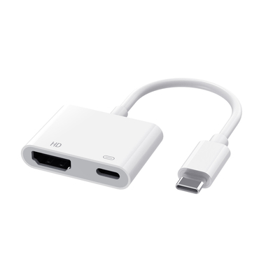 Velocidade de transferência de dados até 5Gbps HDMI Hub de alumínio USB C Hub com logotipo impresso ou impresso a laser